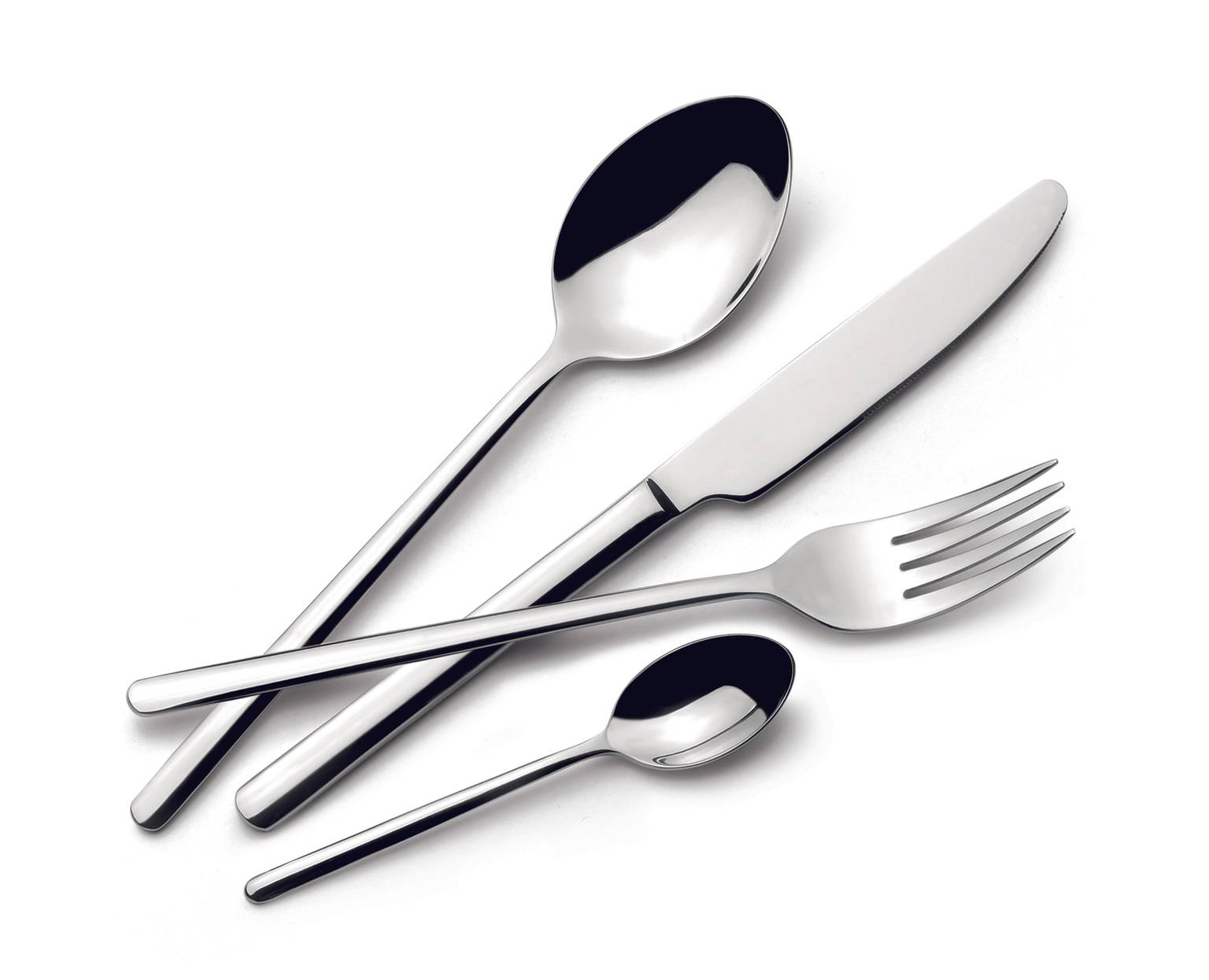 Luisa, Servizio posate, Acciaio inox, Per 6 persone, 24 pz
