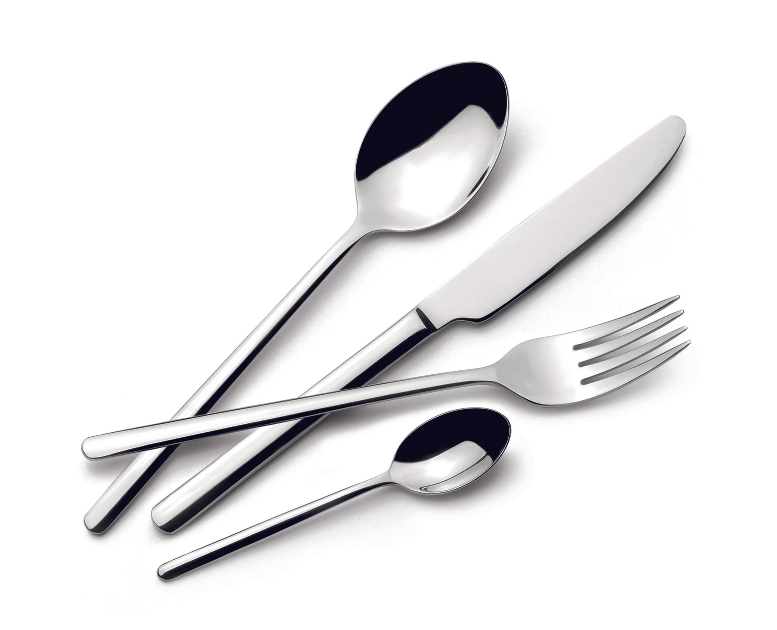 Luisa, Servizio posate, Acciaio inox, Per 6 persone, 24 pz