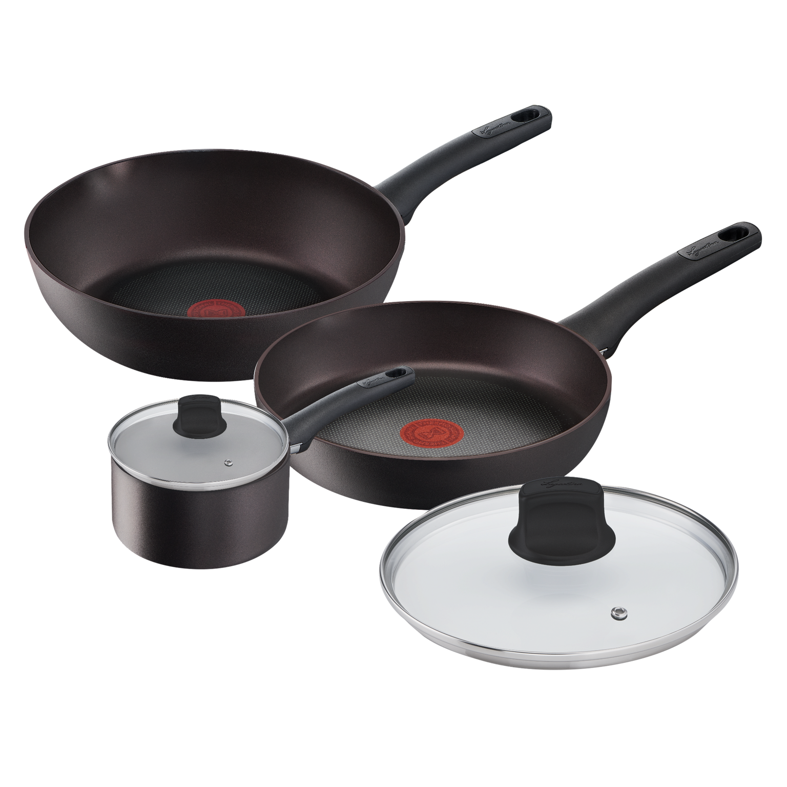 Cucina Eco/Cucina Nuova, Set padelle, Antiaderente, induzione e gas, 5 pz