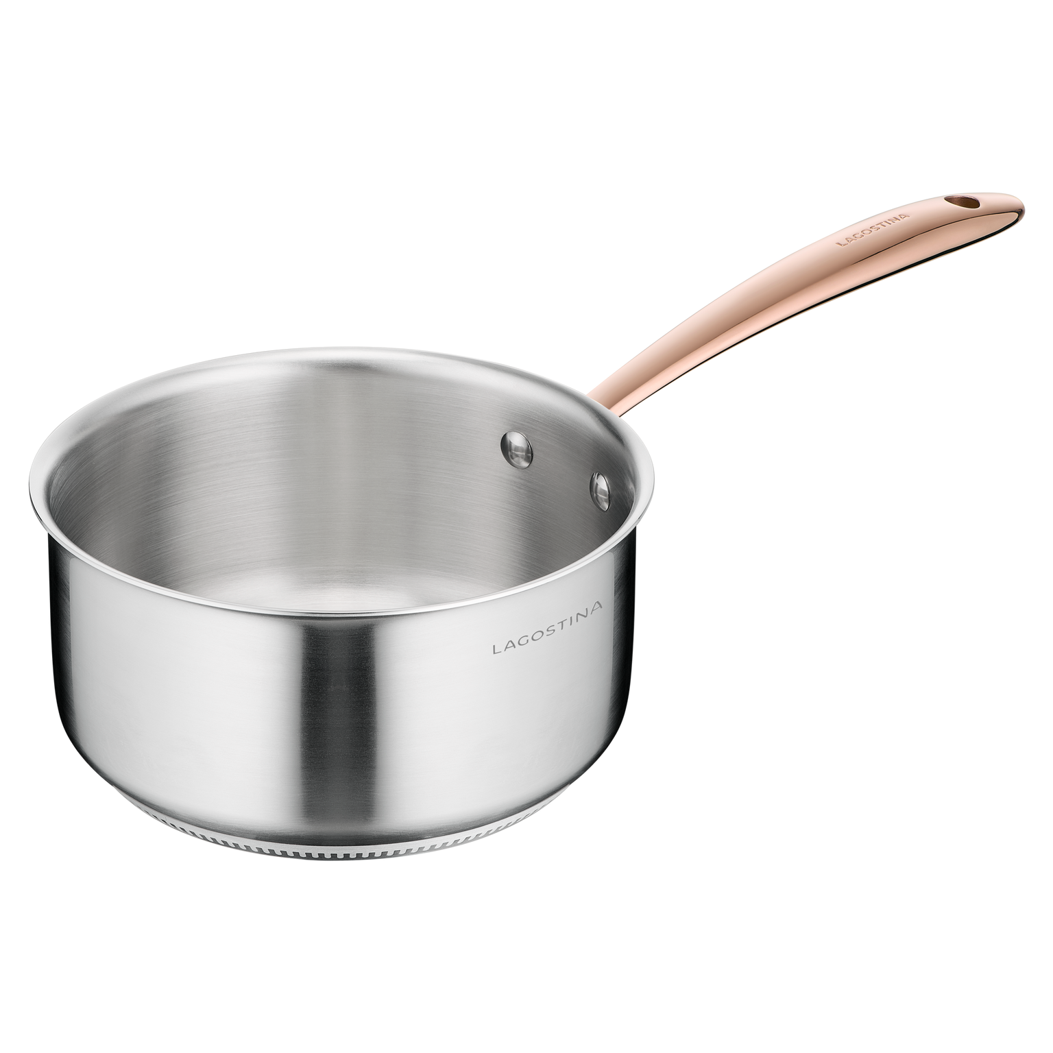 Accademia Limited Edition, acciaio inox 3 ply, induzione e gas, Casseruola fonda a manico lungo, 20 cm