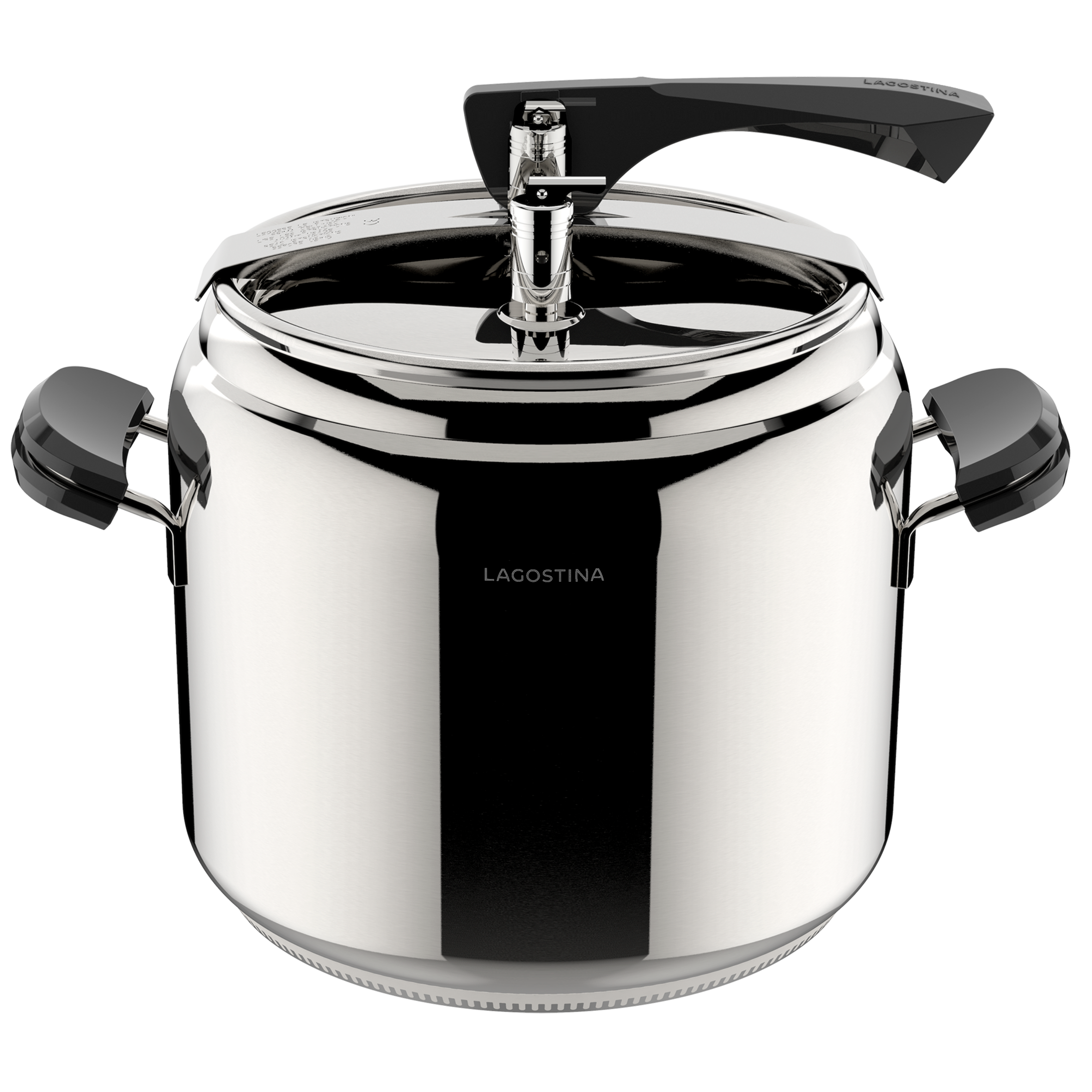 La Classica Lagofusion®, Pentola a pressione,  Acciaio inox, induzione e gas, accessori inclusi, cm 22/24 L.9