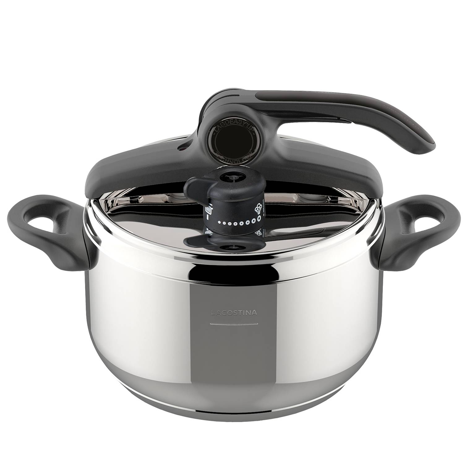 Natura, Pentola a pressione, Acciaio inox, induzione e gas, accessori inclusi, cm. 22,L. 5
