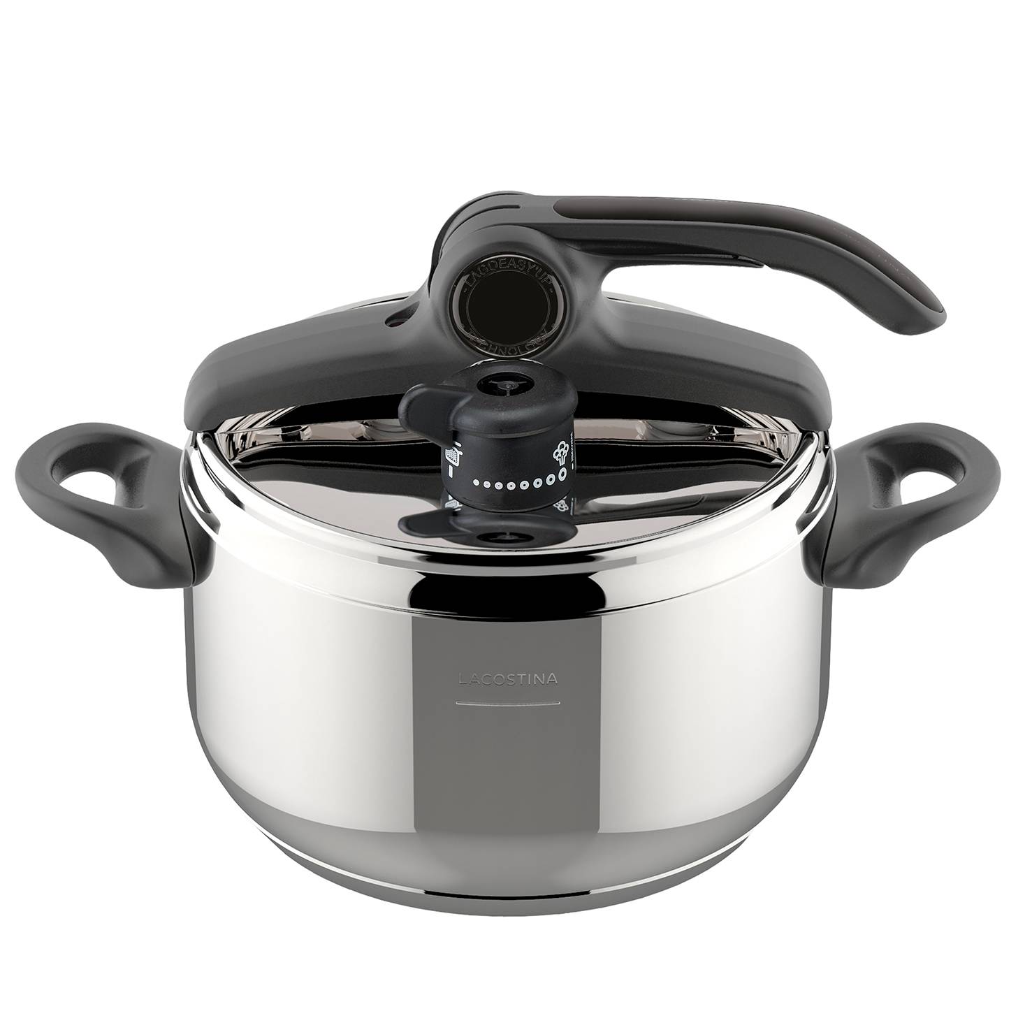 Natura, Pentola a pressione, Acciaio inox, induzione e gas, accessori inclusi, cm. 22,L. 5