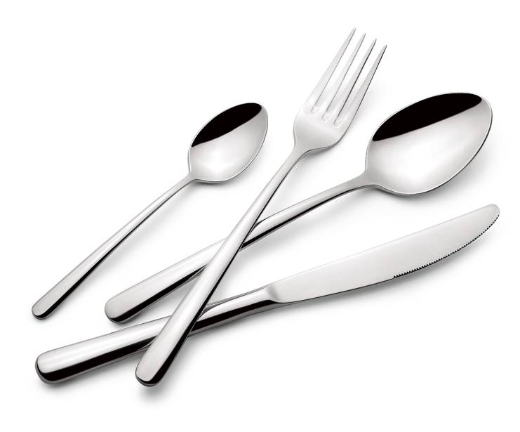 Ambra, Servizio posate, Acciaio inox , Per 6 persone, 24 pz