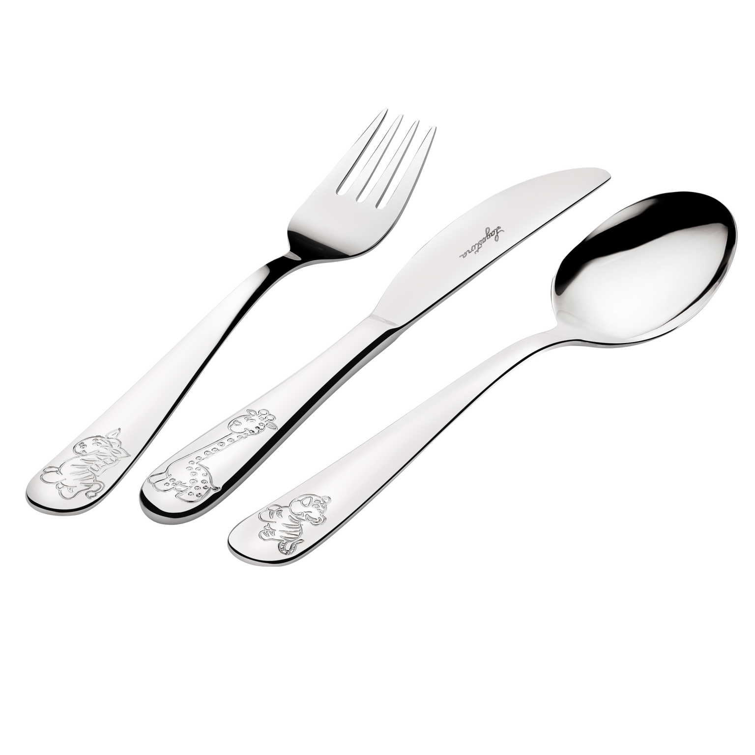 Lavinia, Set posate bimbo, Acciaio inox, 3 pz