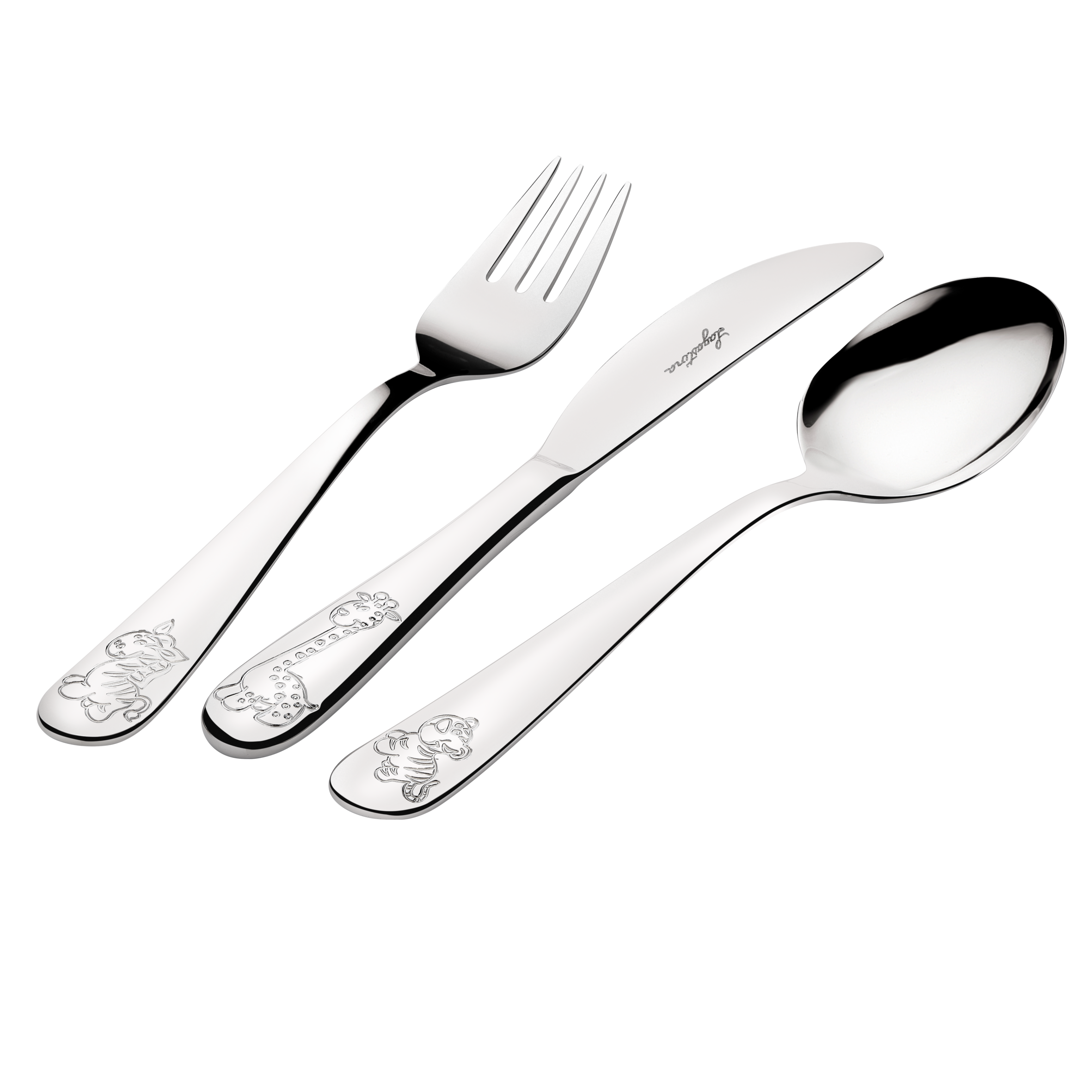 Lavinia, Set posate bimbo, Acciaio inox, 3 pz