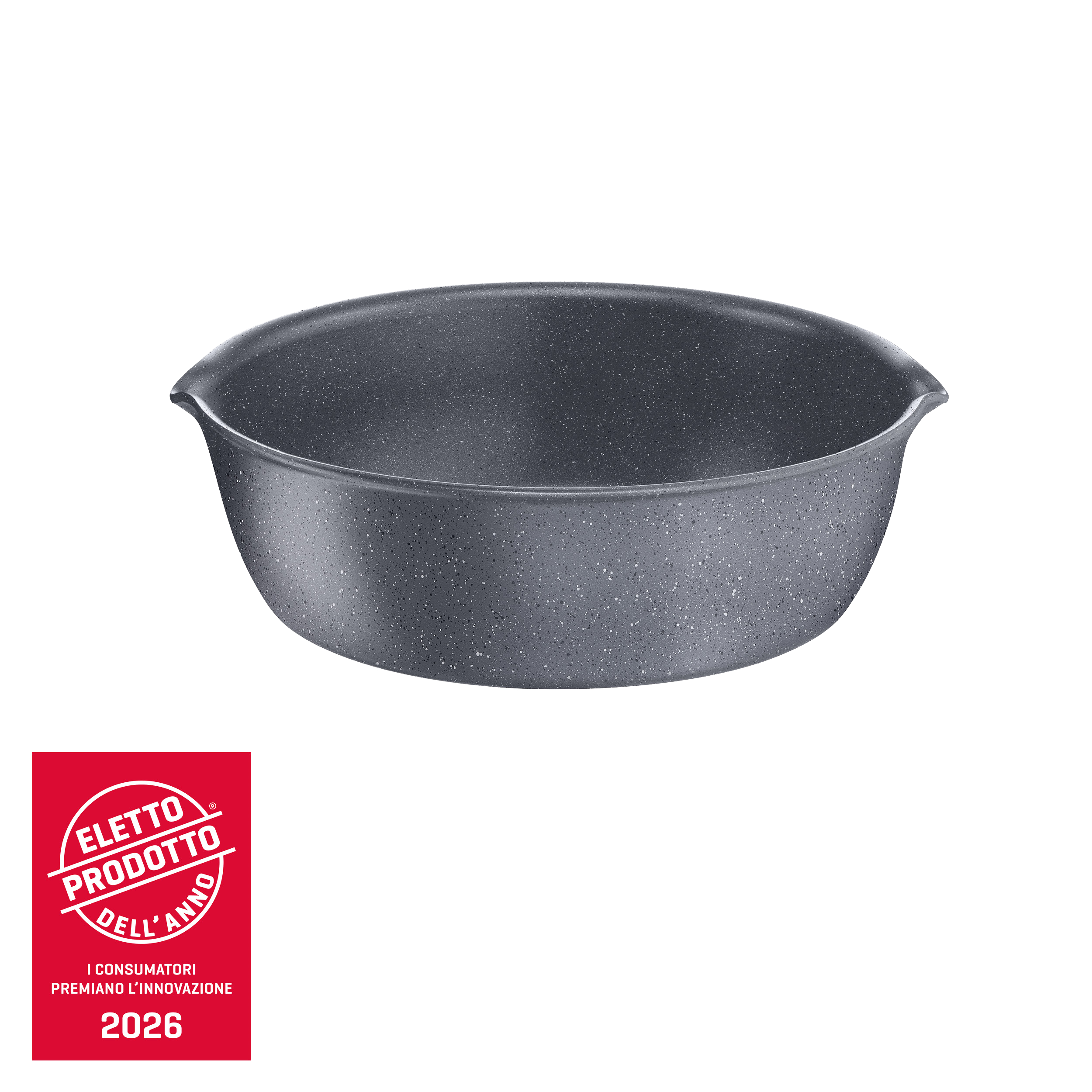 Ingenio Mineralis, Padella, Antiaderente, Manico rimovibile, Induzione e gas, 26 cm