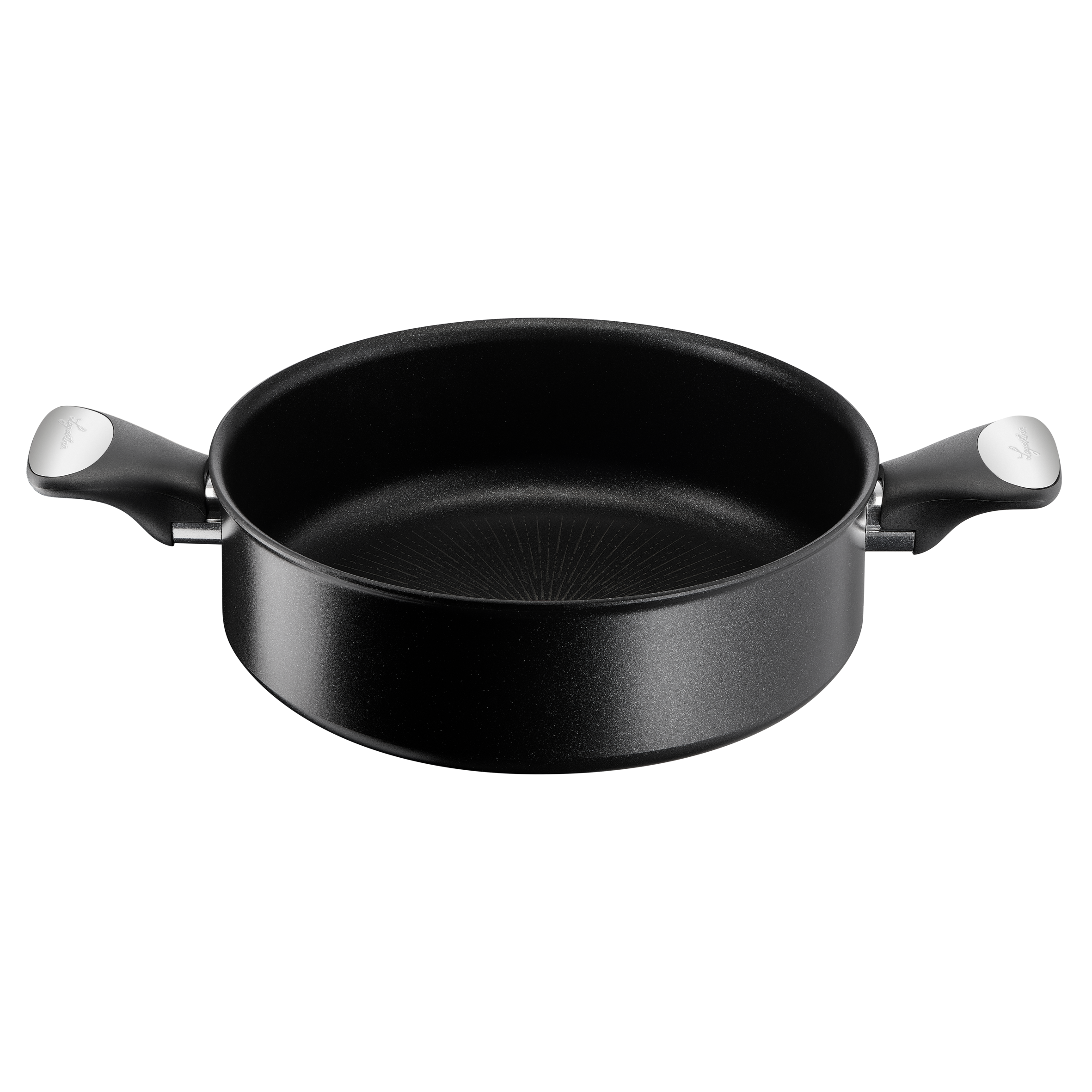 Unlimited, Casseruola semifonda 2 maniglie, Antiaderente, induzione e gas, 24 cm