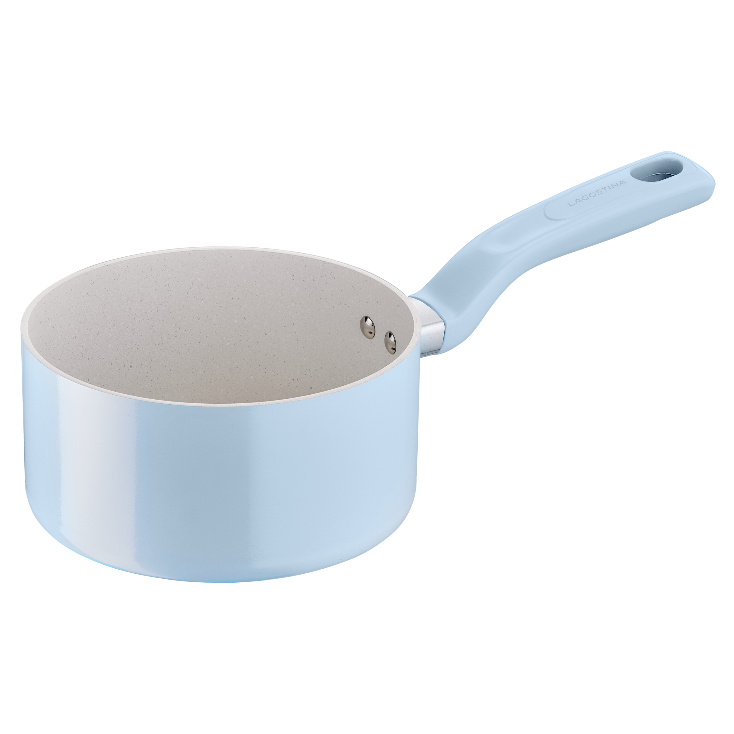 Brezza, Casseruola fonda manico lungo, Antiaderente, induzione e gas, 16 cm