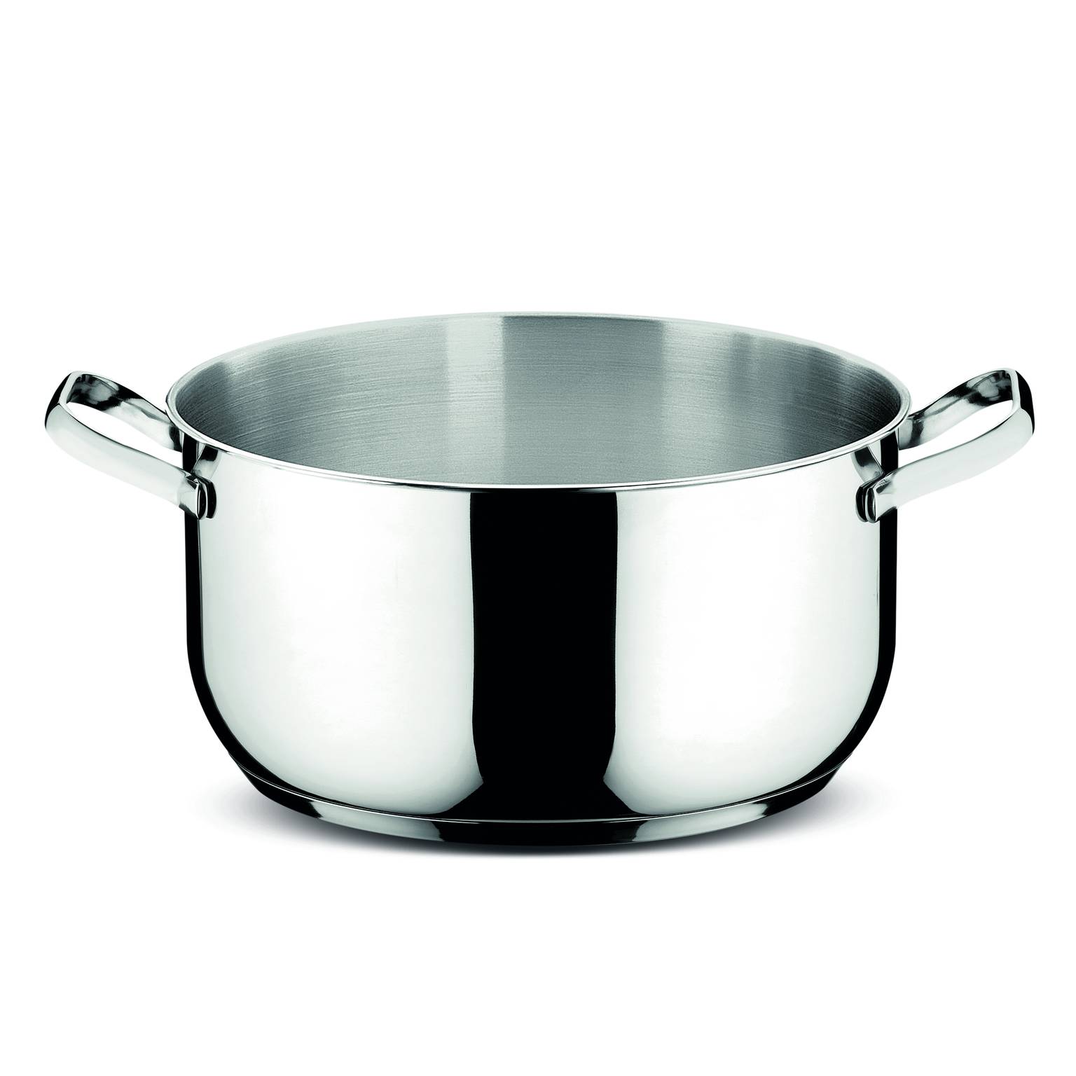 Sfiziosa, acciaio inox, induzione e gas, Casseruola fonda 2 maniglie, cm 18
