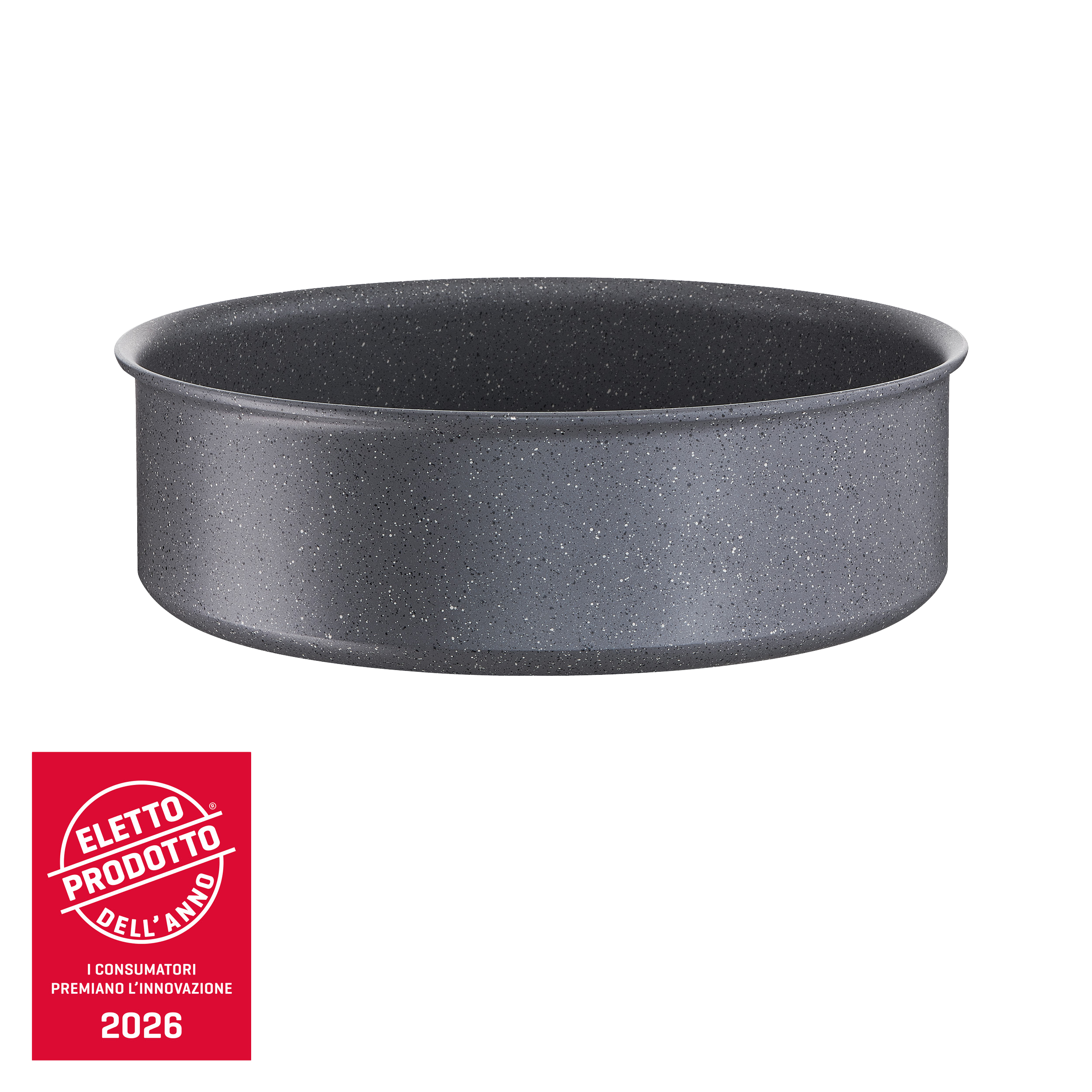 Ingenio Mineralis, Tegame, Antiaderente, Manico rimovibile, Induzione e gas, 24 cm