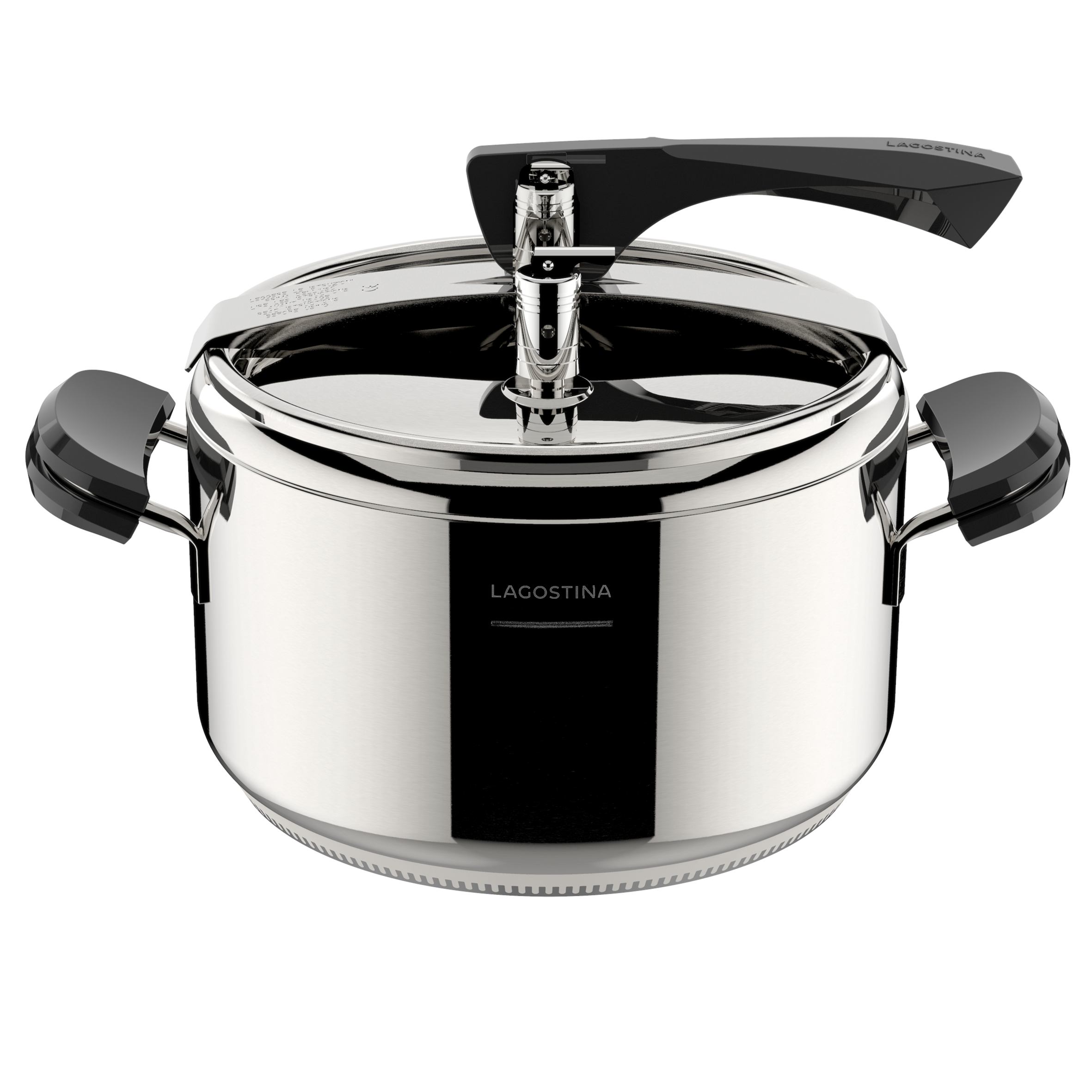 La Classica Lagofusion®, Pentola a pressione,  Acciaio inox, induzione e gas, accessori inclusi, cm 22 L.5