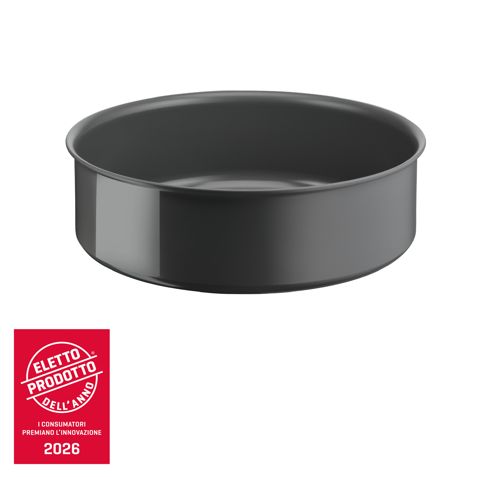 Ingenio Vivissima, Tegame, Antiaderente Ceram, Manico rimovibile, induzione gas, 24 cm