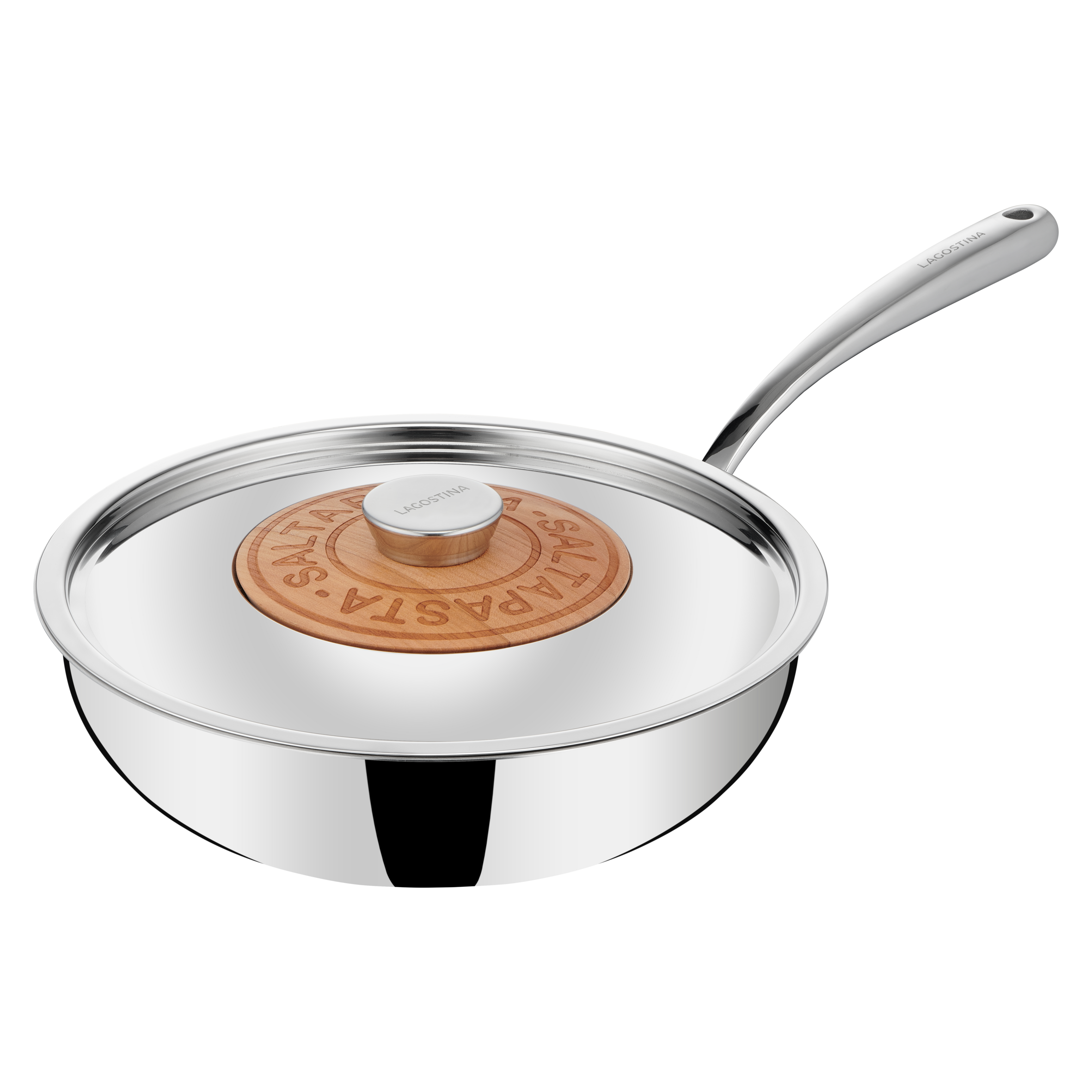 Emozione, acciaio inox, gas e induzione,  Saltapasta, 26 cm