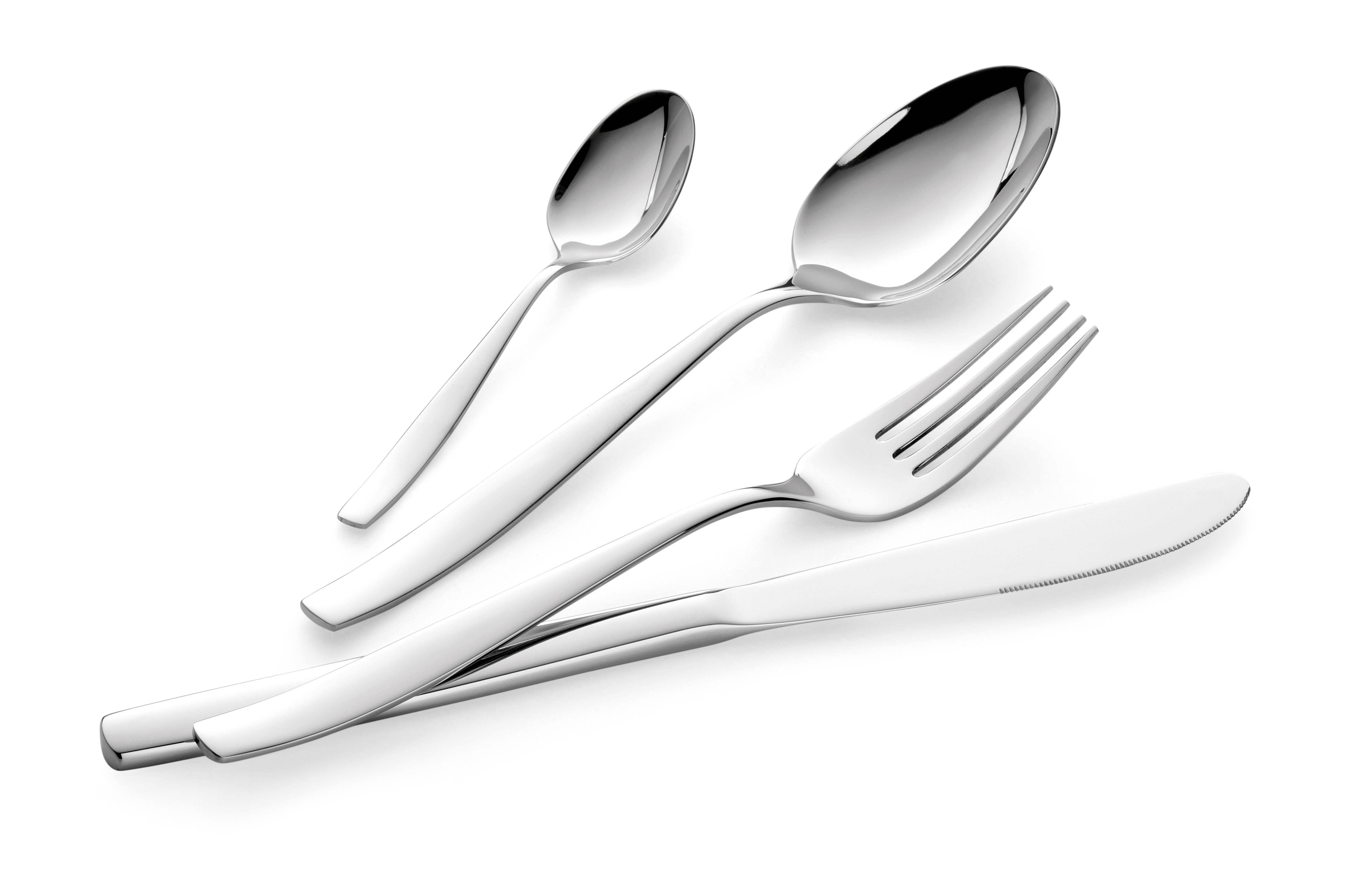 Dalia, Servizio posate, Acciaio inox, Per 6 persone, 24 pz