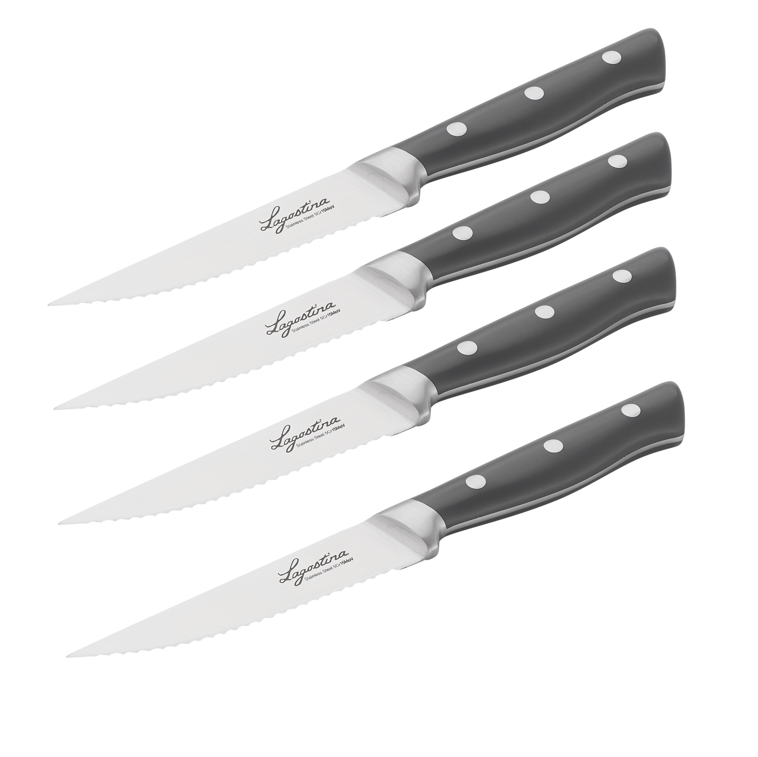 Virtuoso, Set Coltelli bistecca, Lama in Acciaio Inox, 11 cm, 4 pz