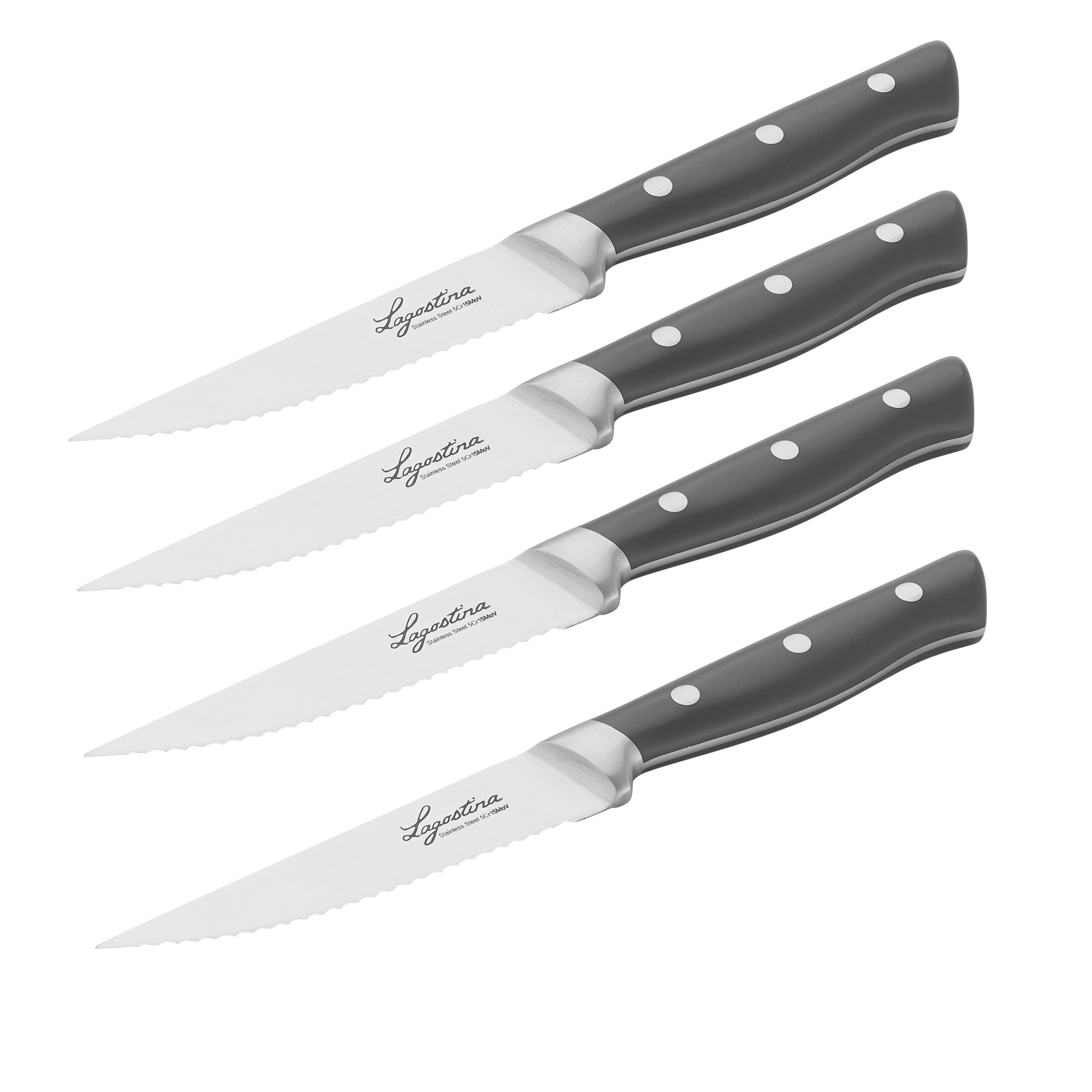 Virtuoso, Set Coltelli bistecca, Lama in Acciaio Inox, 11 cm, 4 pz