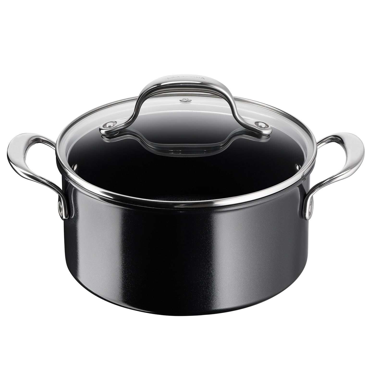 Desideria, Casseruola fonda con coperchio, Ceramica antiaderente, induzione e gas, 20 cm