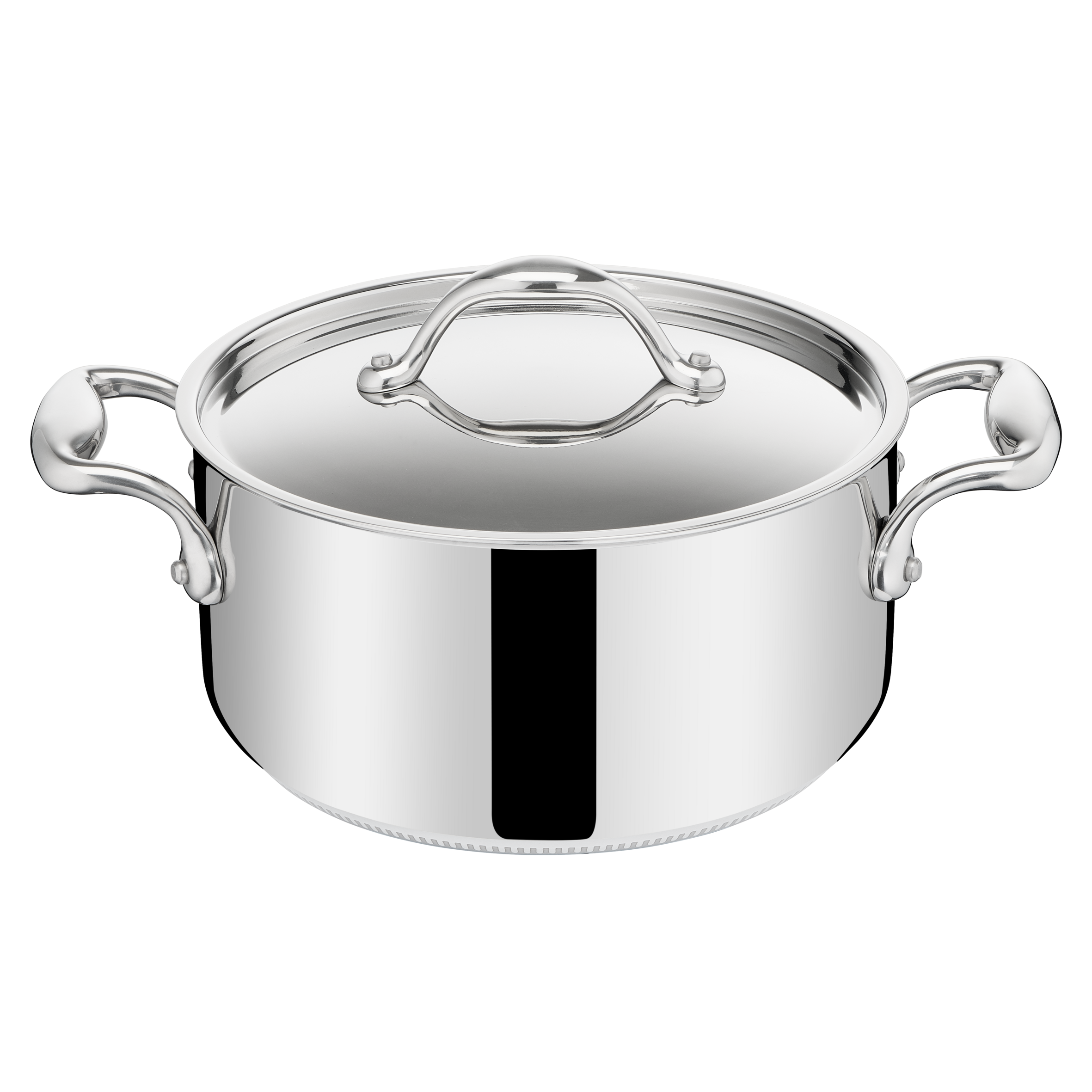 Accademia Lagofusion®, acciaio inox 3 ply, induzione e gas,
Casseruola fonda con coperchio, cm 22