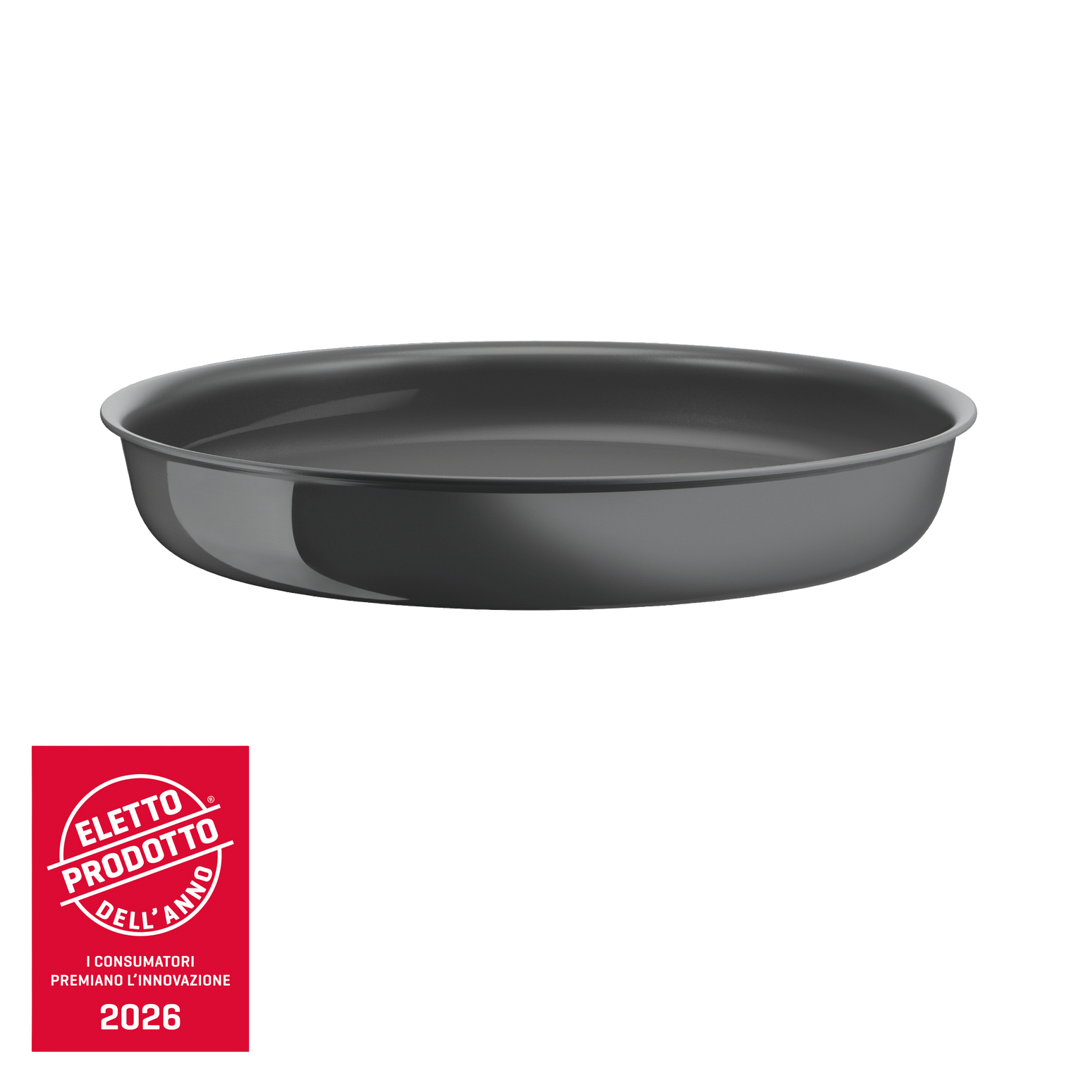 Ingenio Vivissima, Padella, Antiaderente Ceram, Manico rimovibile, induzione gas, 22 cm