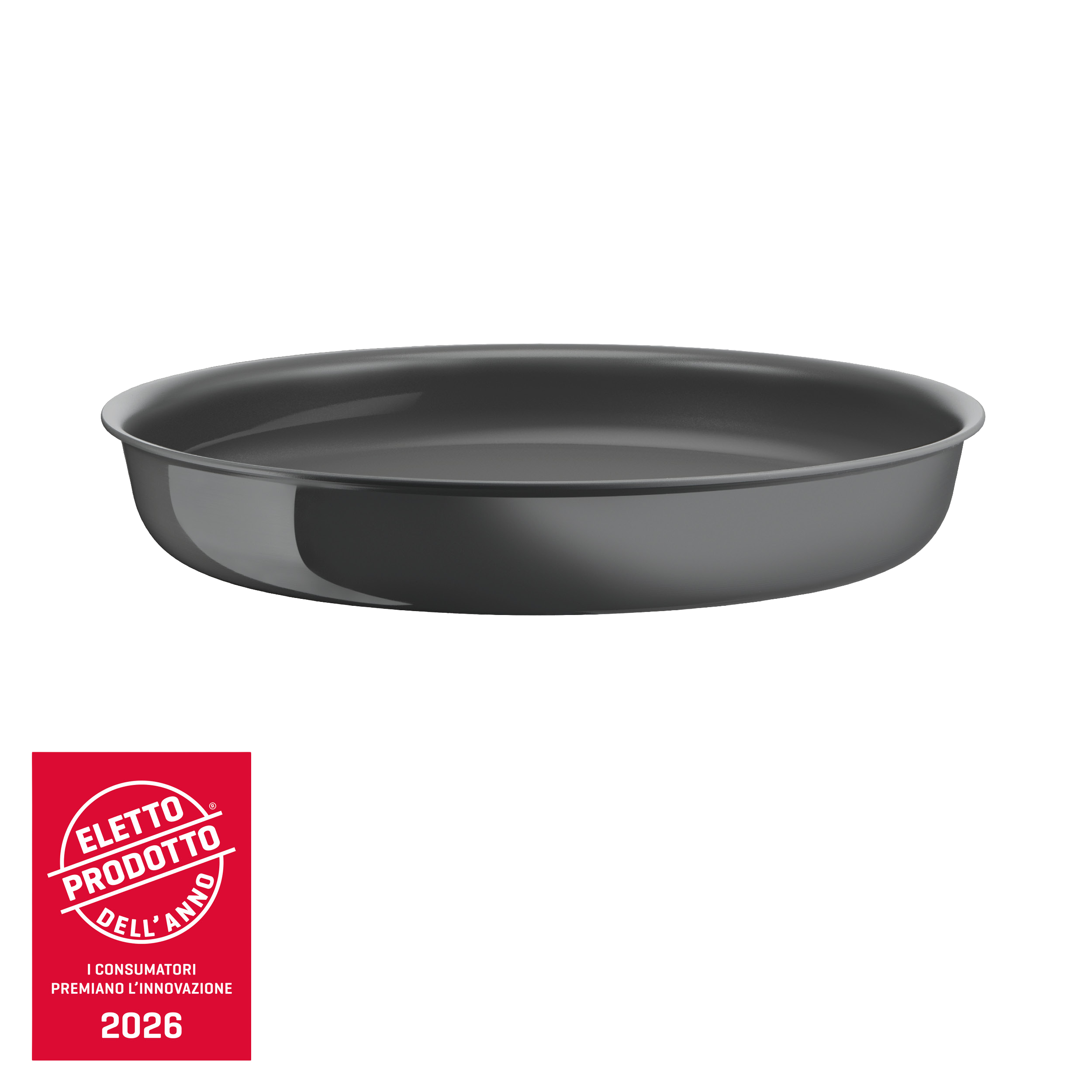 Ingenio Vivissima, Padella, Antiaderente Ceram, Manico rimovibile, induzione gas, 28 cm