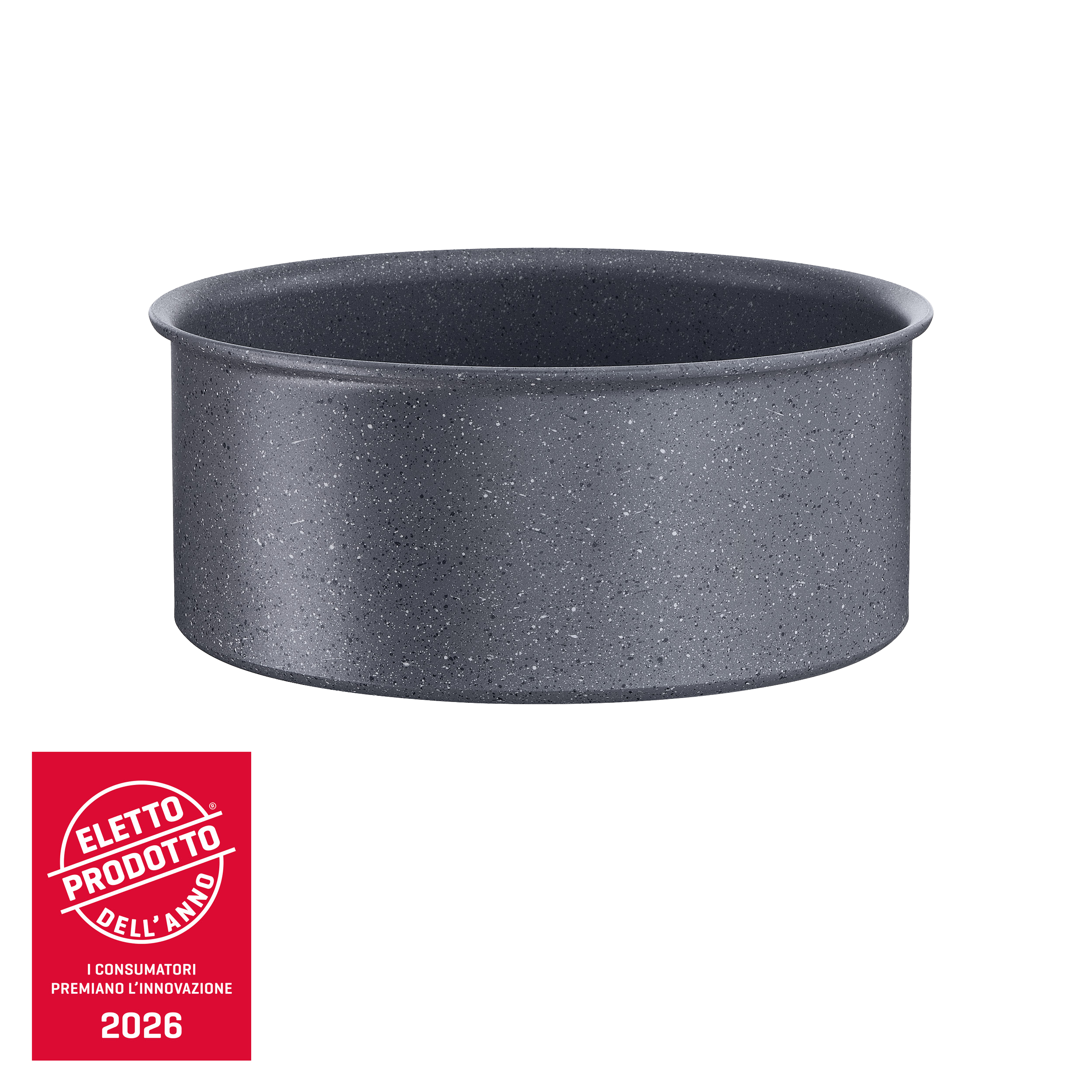 Ingenio Mineralis, Casseruola, Antiaderente, Manico rimovibile, Induzione e gas, 16 cm