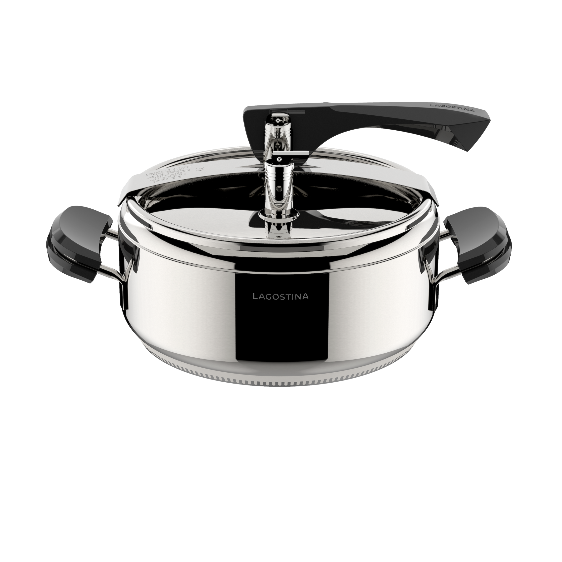 La Classica Lagofusion®, Pentola a pressione,  Acciaio inox, induzione e gas, accessori inclusi, cm 22 L.3,5