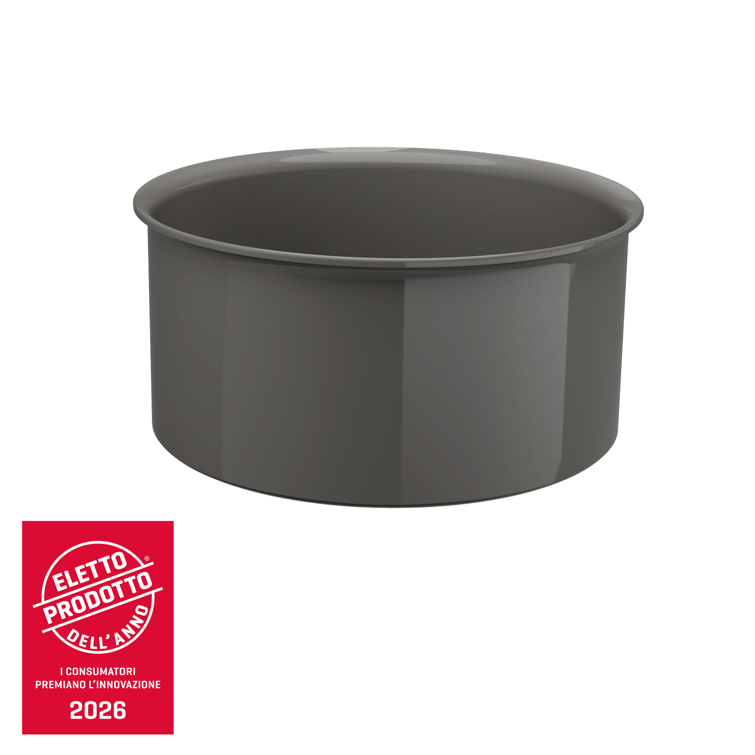 Ingenio Vivissima, Casseruola, Antiaderente Ceram, Manico rimovibile, induzione gas, 18 cm