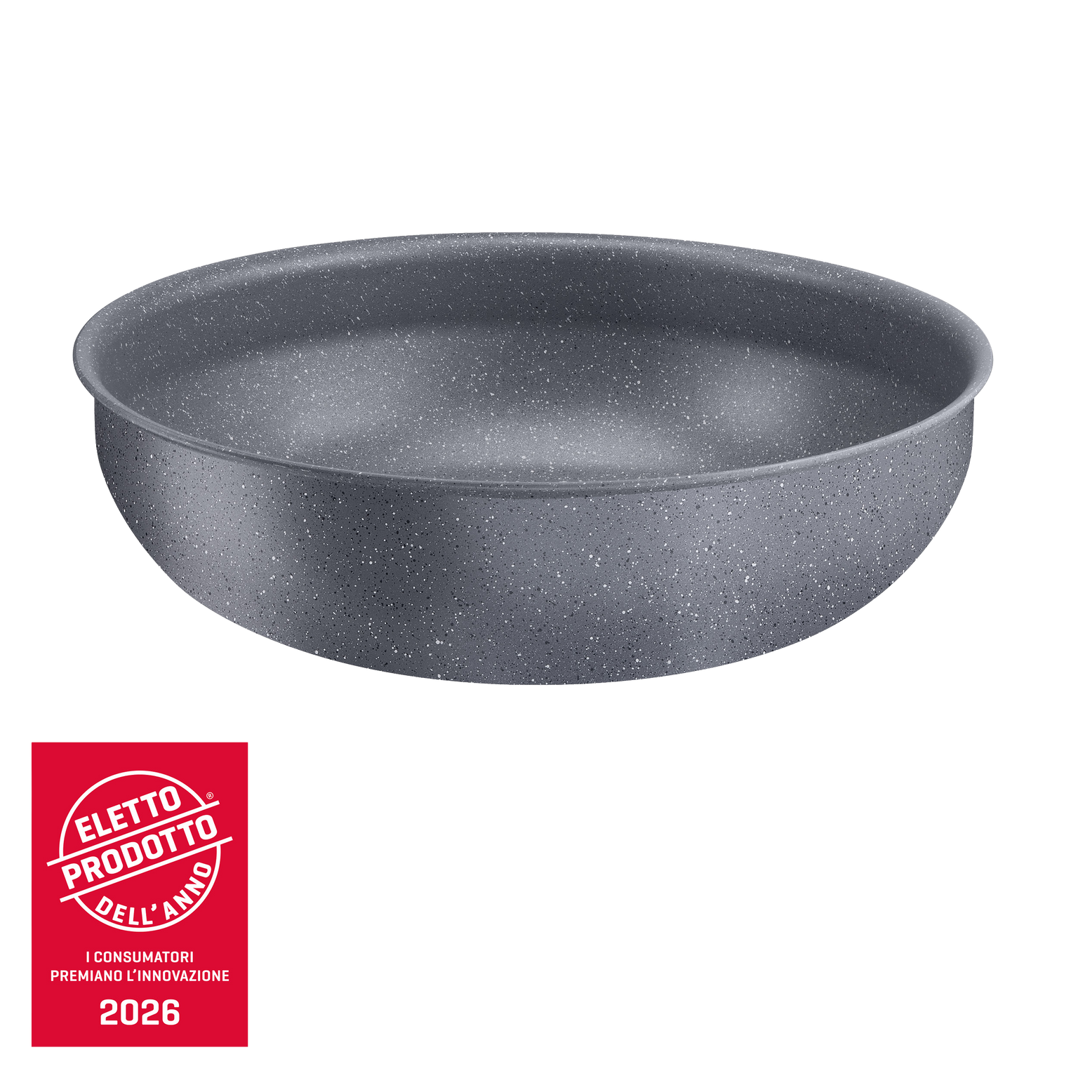 Ingenio Mineralis, Wok, Antiaderente, Manico rimovibile, Induzione e gas, 28 cm