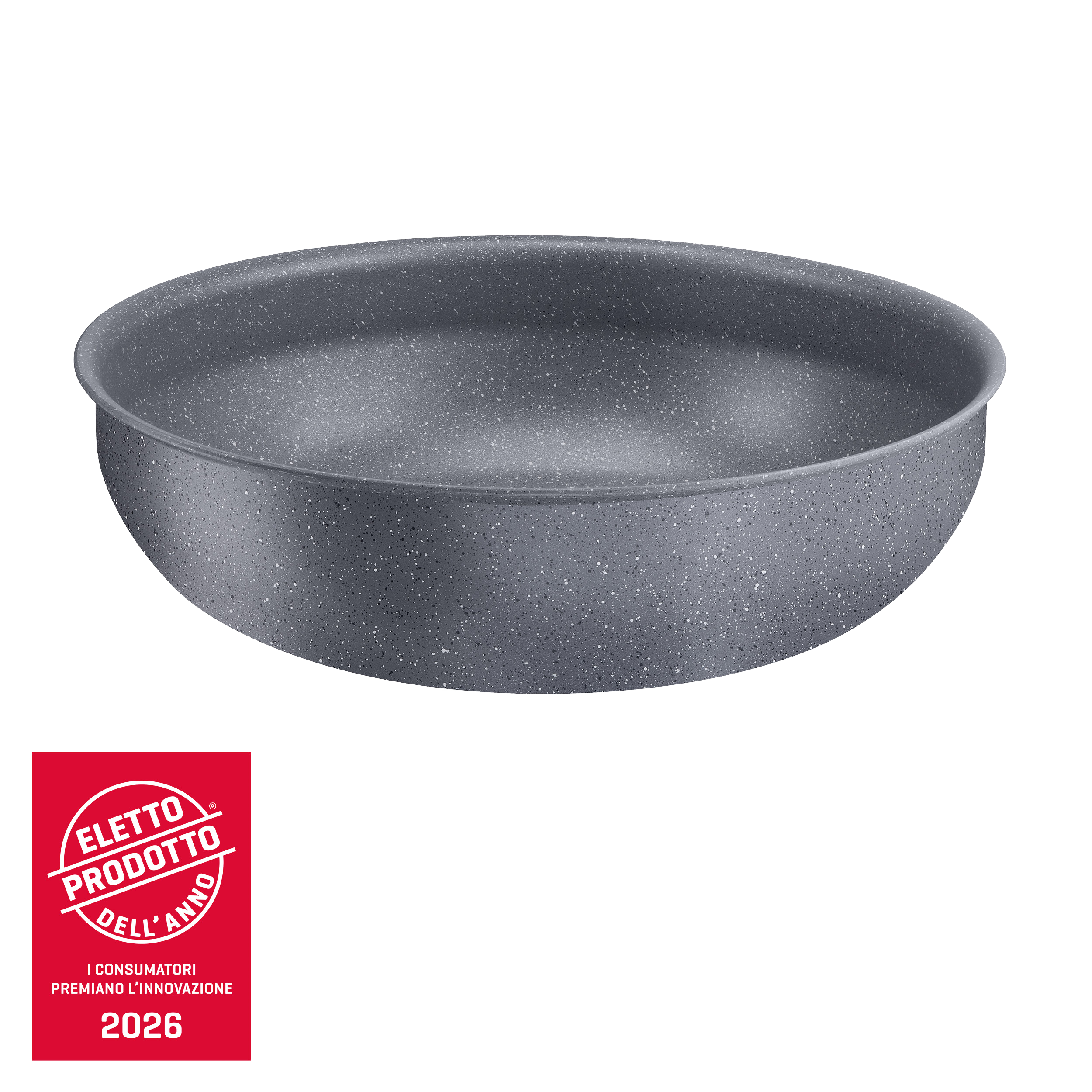 Ingenio Mineralis, Wok, Antiaderente, Manico rimovibile, Induzione e gas, 28 cm